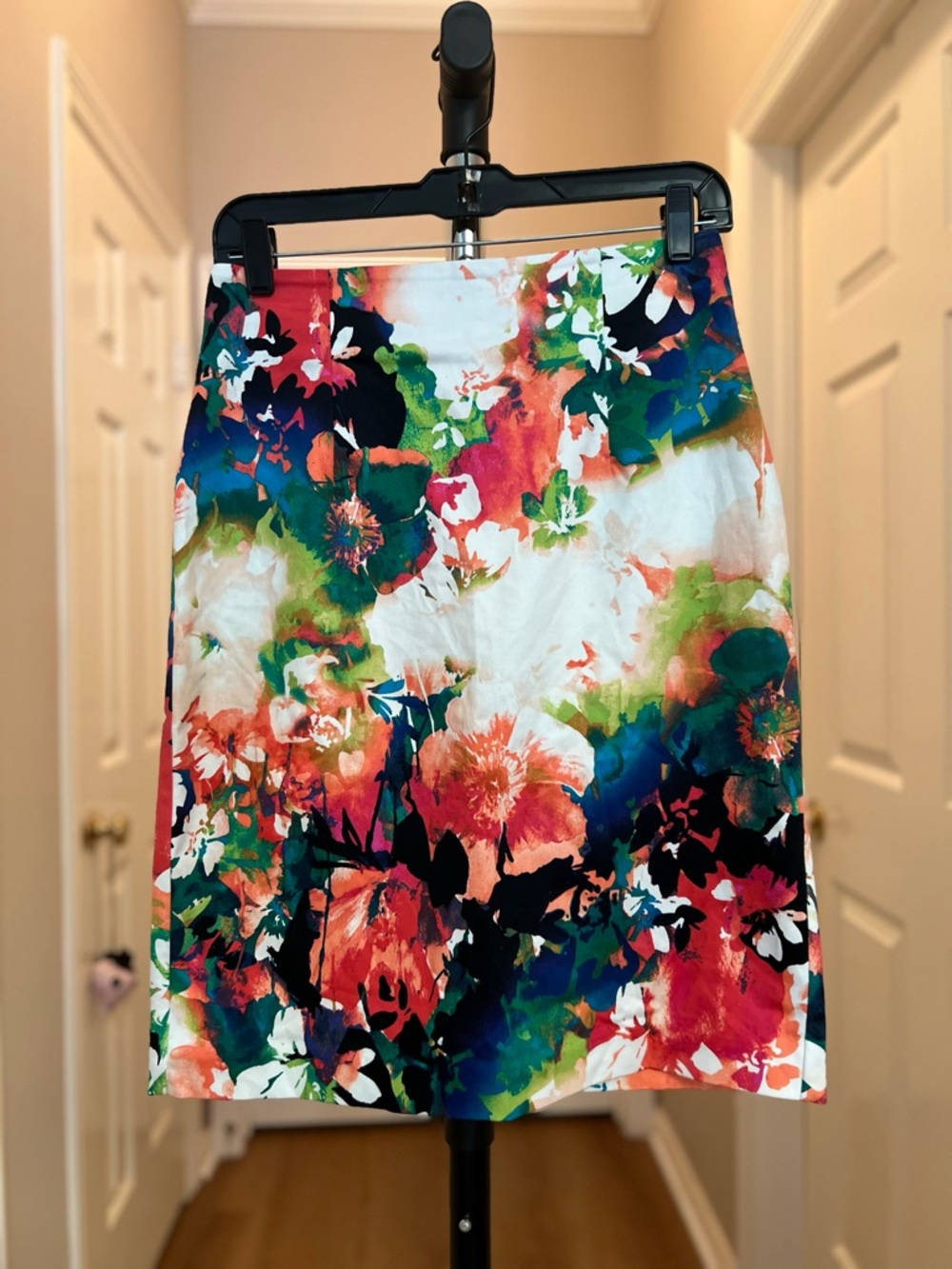 Vintage Worthington Multicolor Floral A-Line Skirt